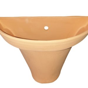 Terracotta Wall Planter - Ceramic (Rim Theme)