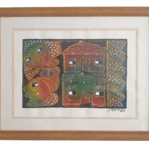 Facing Home (Painting-mixed medium)