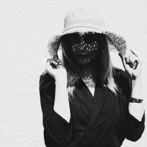 The Lady-Black and White (Print)